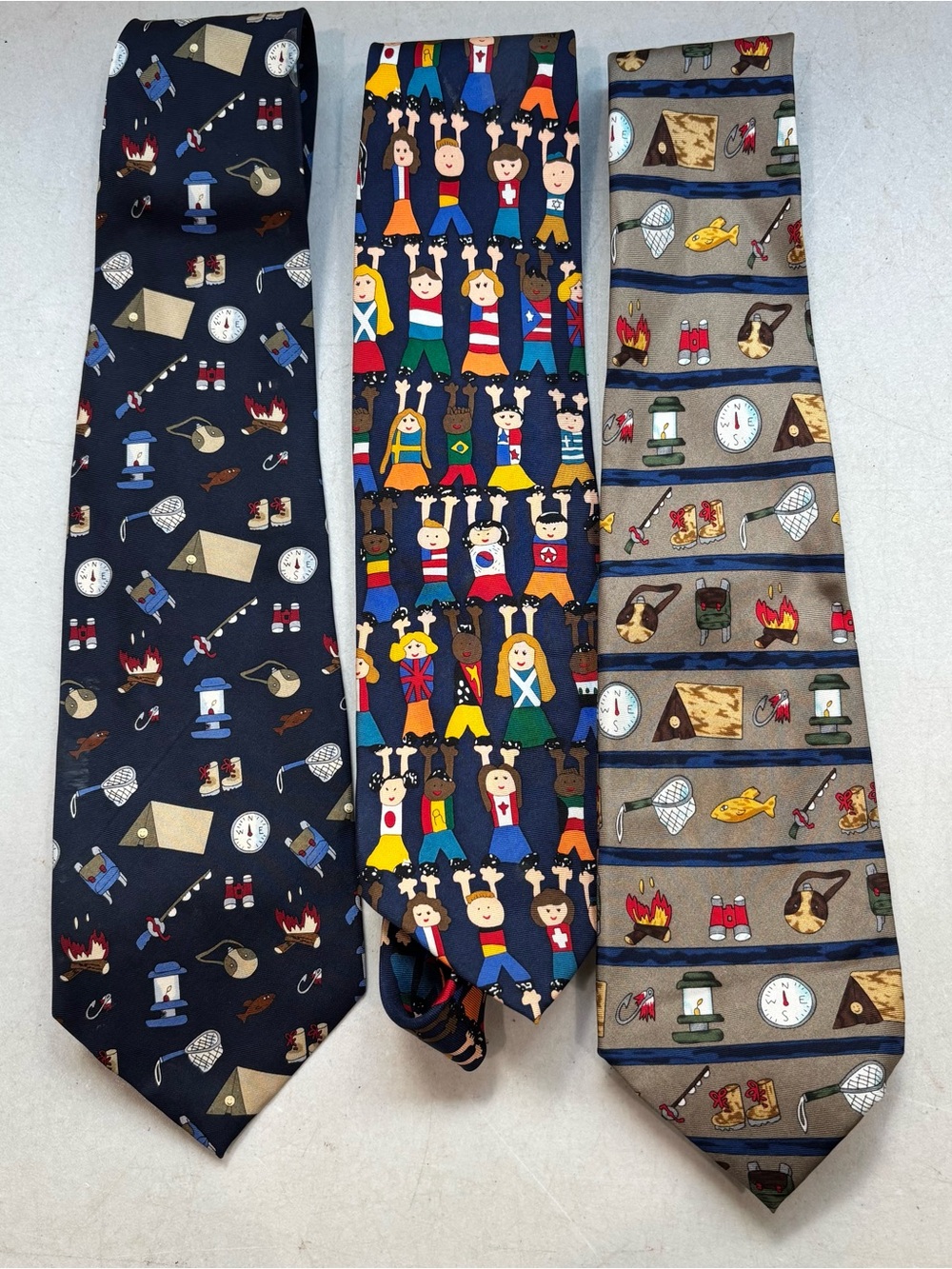 Lot of 3 Save the Children Ties